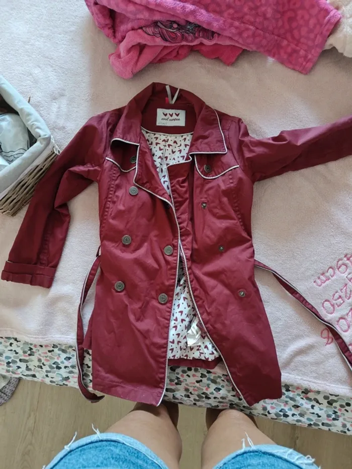 Manteau sans capuche 8 ans
