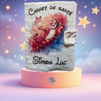 Protège carnet de santé tigrou