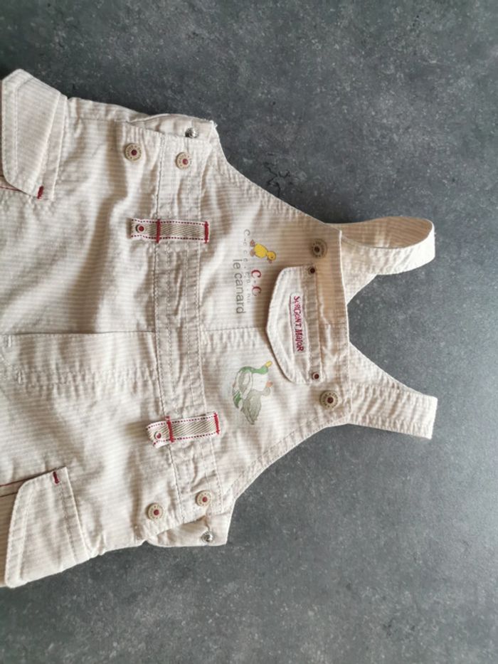 Très jolie salopettes garçon, 3mois, Sergent Major - photo numéro 2