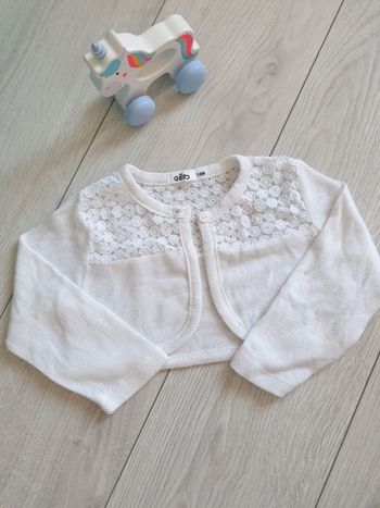 Bolero taille 18mois