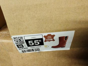 Bottes neuves pointure 36