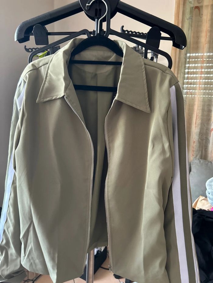 Veste zippée kaki - photo numéro 3