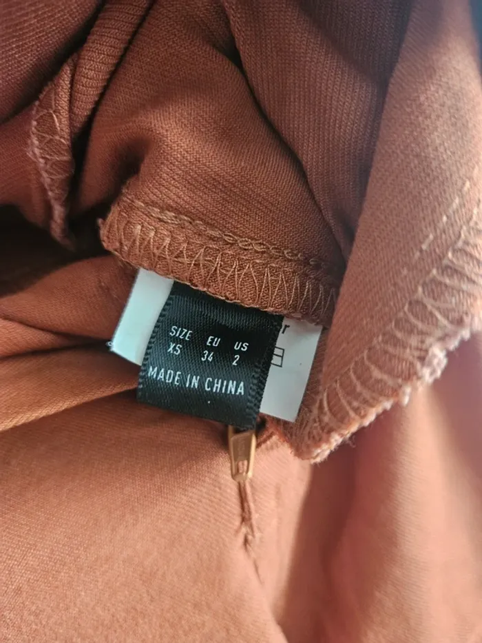 Pantalon marron taille XS - photo numéro 3