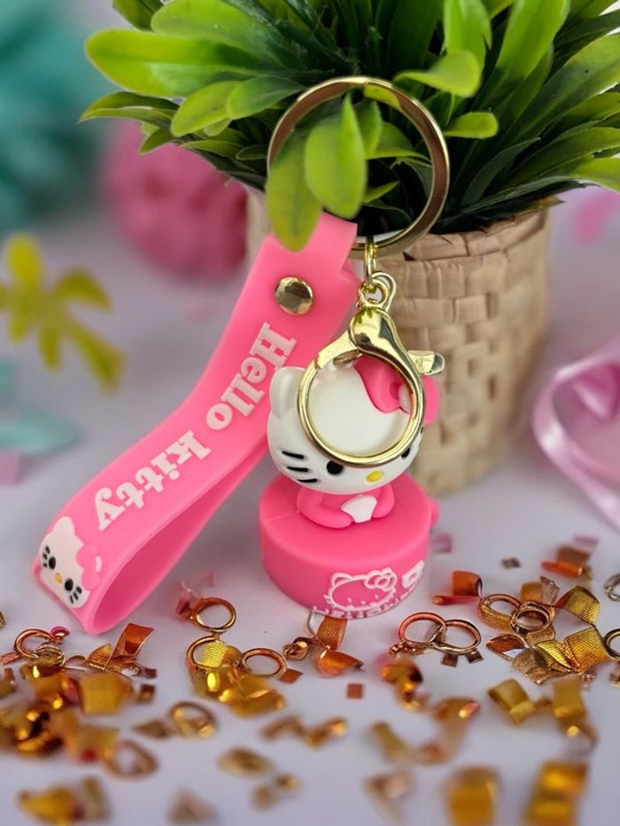 Porte clés Hello Kitty rose - photo numéro 2
