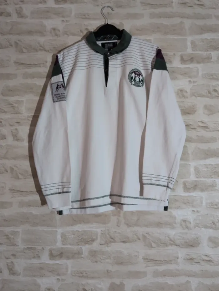 Polo vintage Serge Blanco – Taille L – Année 1992