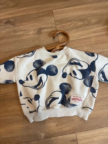Sweat Mickey Zara 9-12 mois 80cm