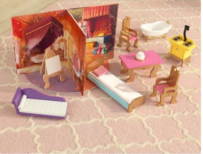 Grande Maison de poupée en bois avec boîte Kidkraft Disney Princess Royal Célébration - photo numéro 10
