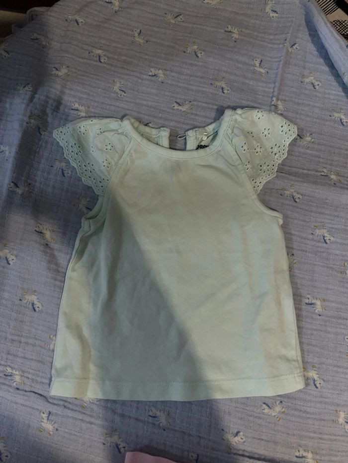 Ensemble haut et legging short 6 mois 67cm - photo numéro 5