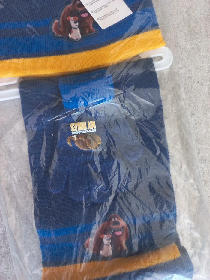 Ensemble hiver bonnet écharpes gants neufs - photo numéro 2