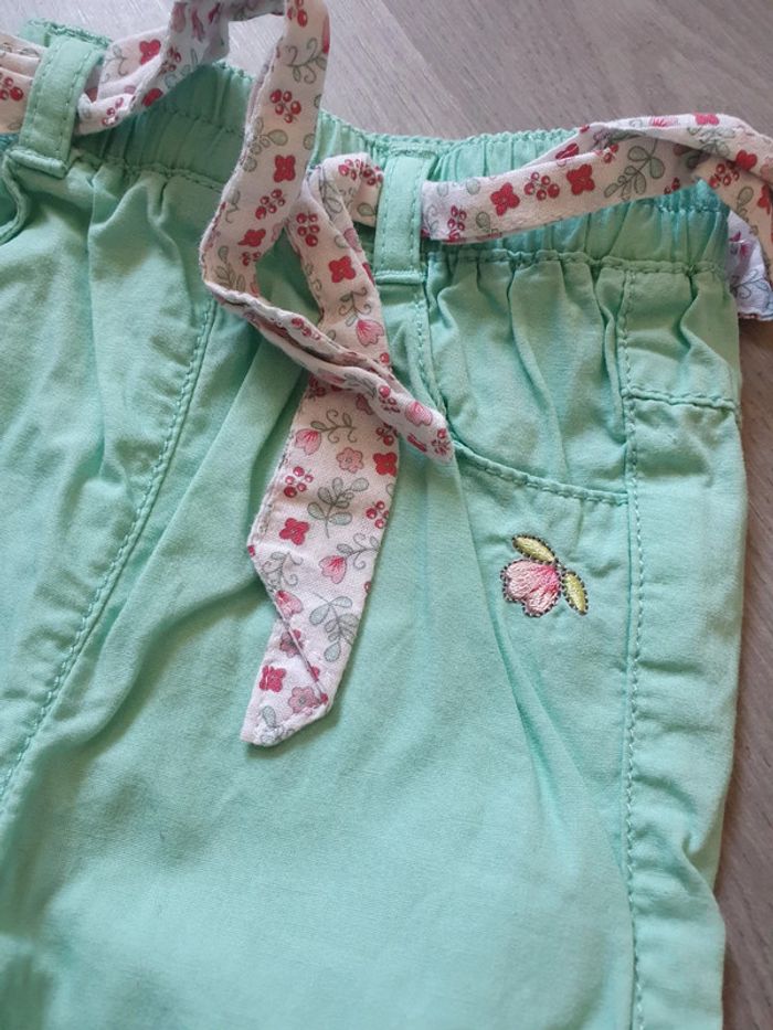Pantalon été 62 3mois fille - photo numéro 3