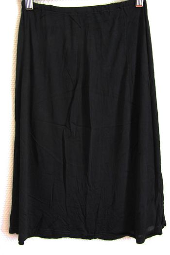 Vintage jupon noir fluide