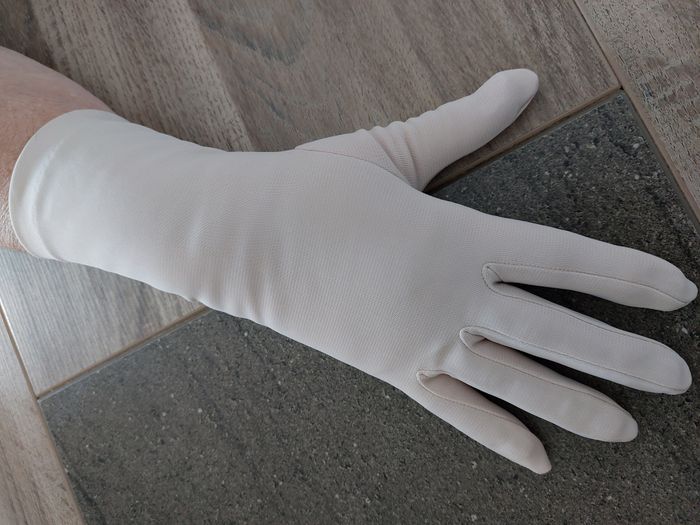 Paire gants femme tergal crème Canat - photo numéro 4