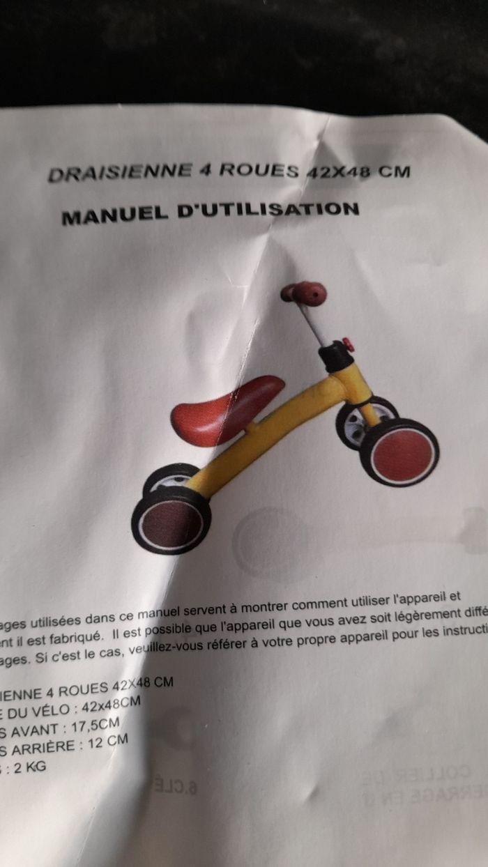 Draisienne 4 roues - photo numéro 4