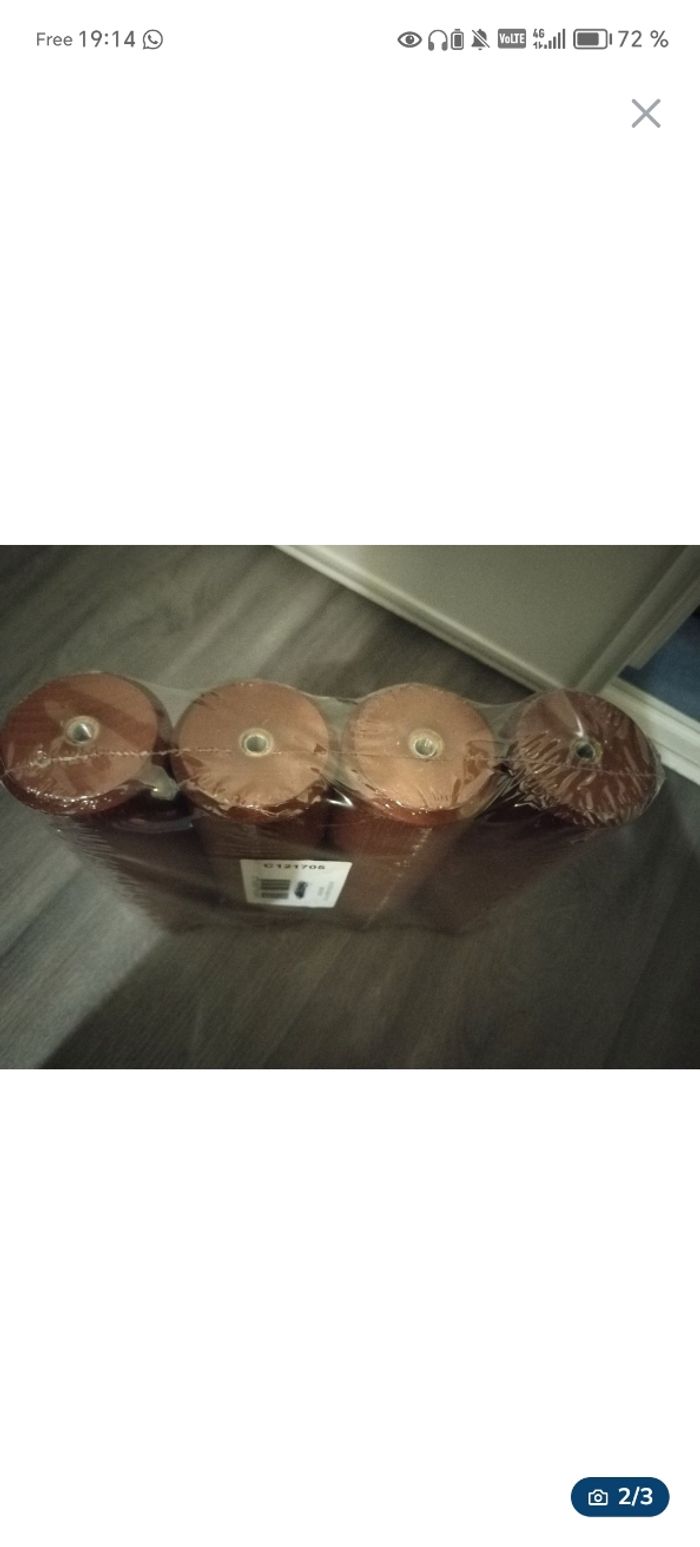 Lot de 4 pieds de lit 20cm - photo numéro 2