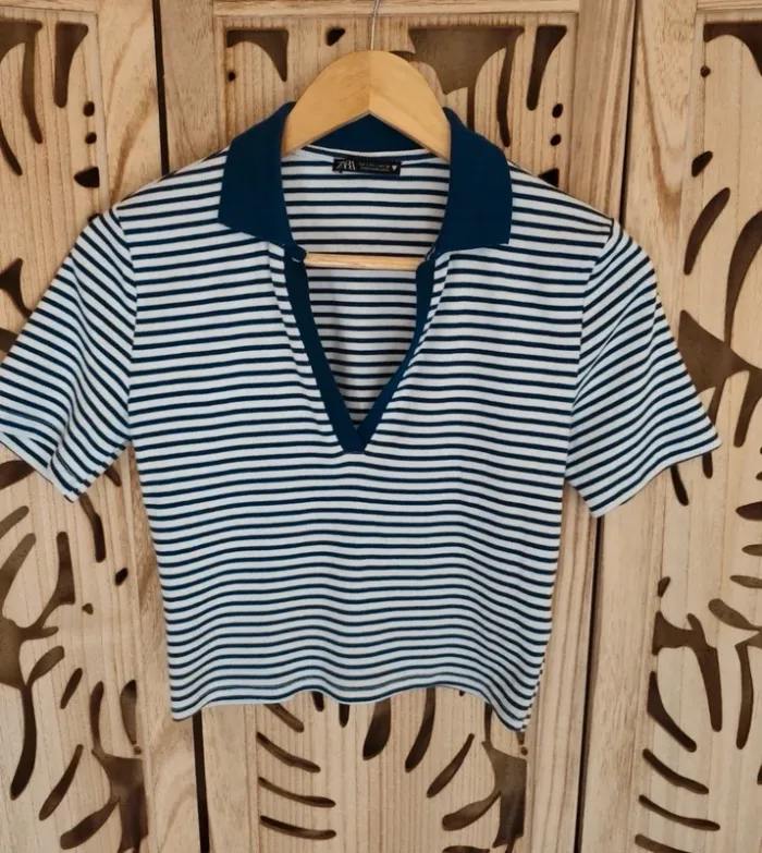 Polo marinière T L Zara - photo numéro 6