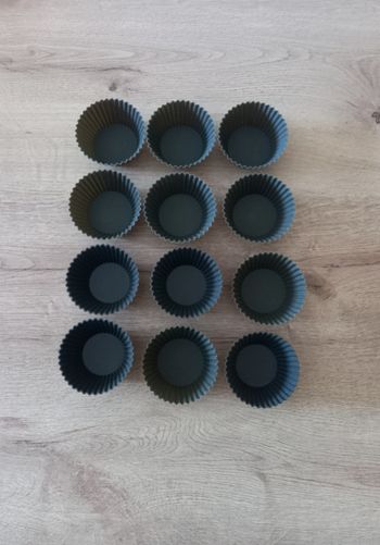 Moules cupcakes/muffins en silicone " ×12 "