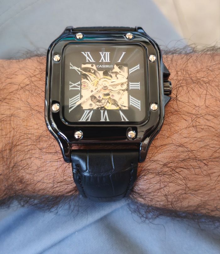 Montre automatique rectangulaire - photo numéro 5