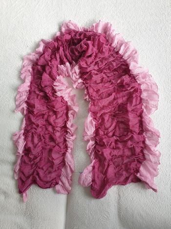 Echarpe foulard rose