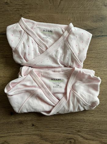 Lot de 2 bodies - 1 mois