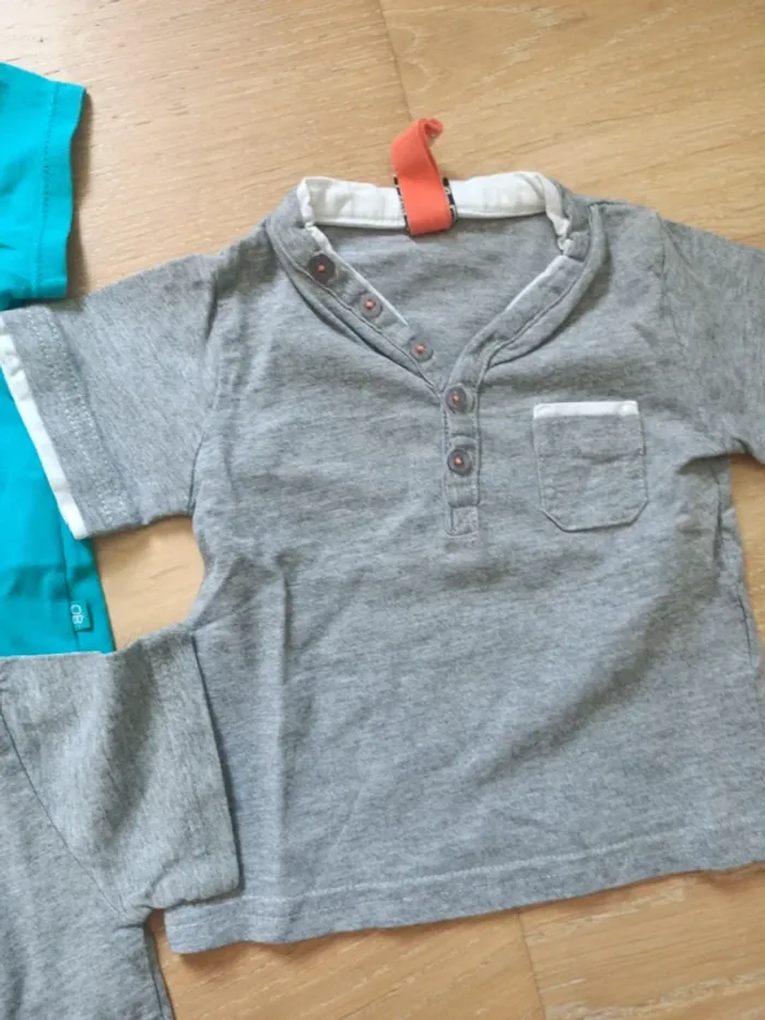Lot tee shirt 6 mois - photo numéro 3