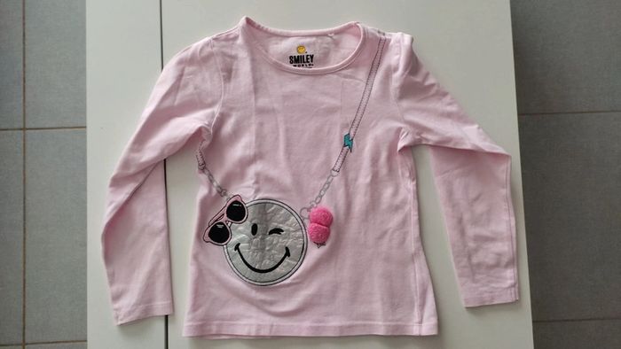 T-shirt ML Smiley World T.5 ans