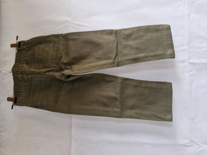 Jeans 3 ans Tissaia Kaki vert - photo numéro 2