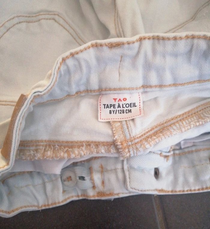 Pantacourt Jean 8 ans tape à l'œil - photo numéro 4