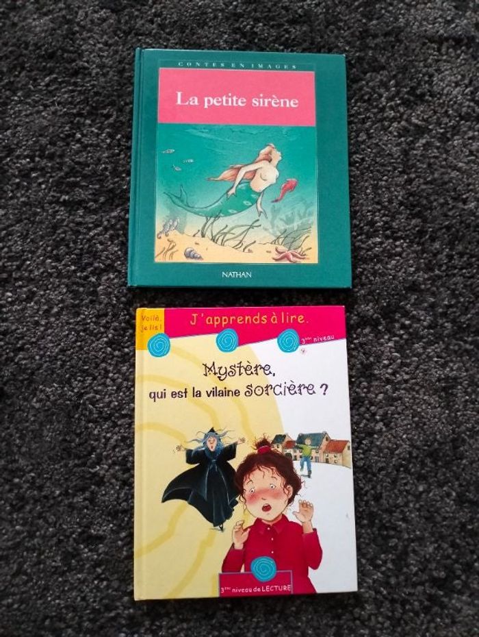 Deux livres enfant.