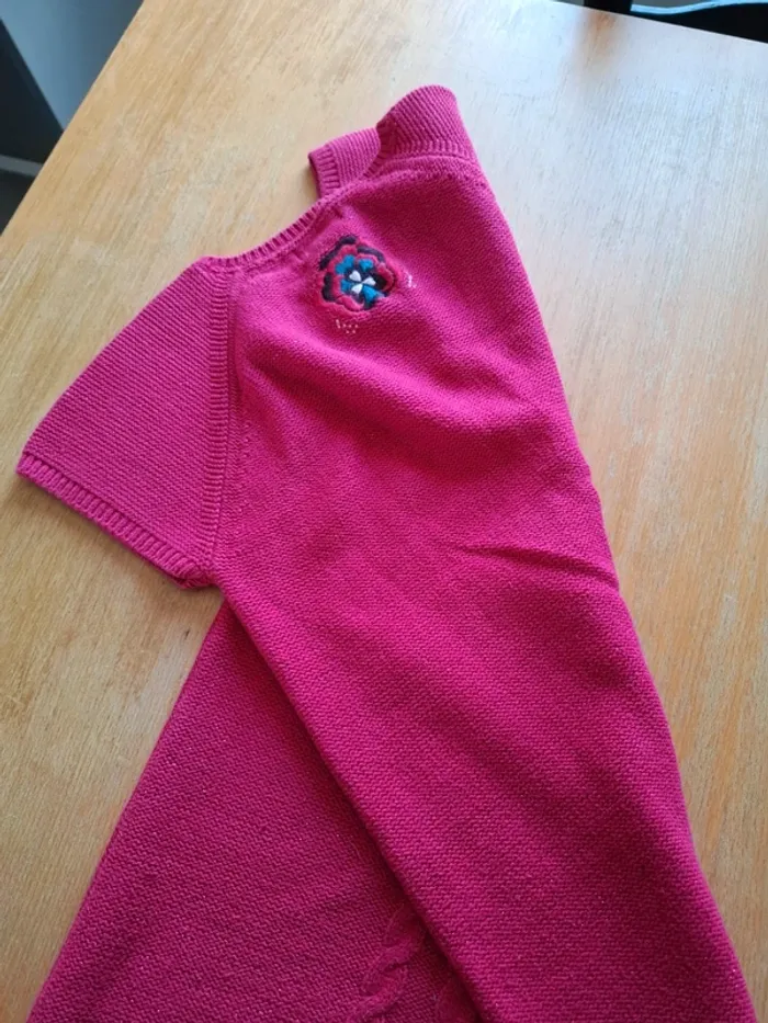 Robe pull rose brillant - photo numéro 3