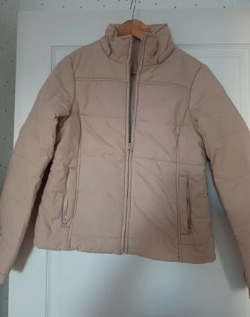 Doudoune courte beige femme taille 38