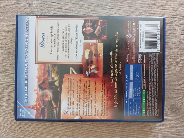 DVD Disney Pixar "Ratatouille" - photo numéro 2