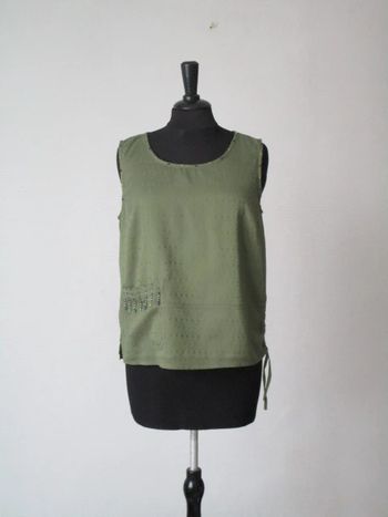 Blouse kaki Jac Jac 38/40 NEUVE