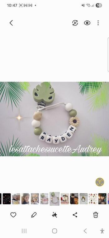 Attaches tetines