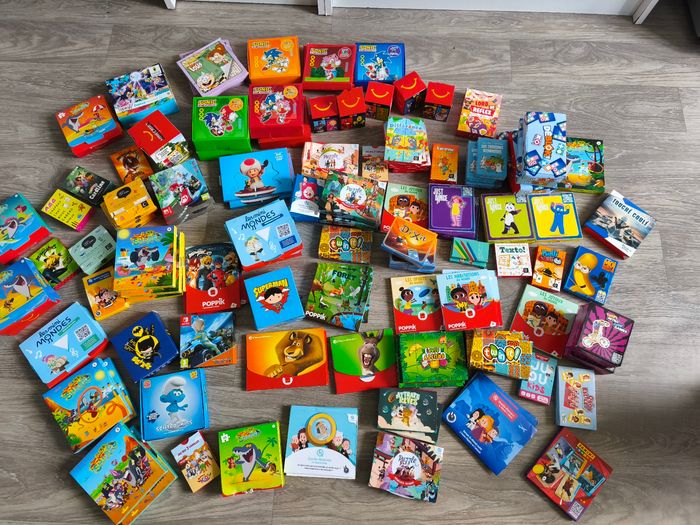 Gros lot 124 jeux macdo