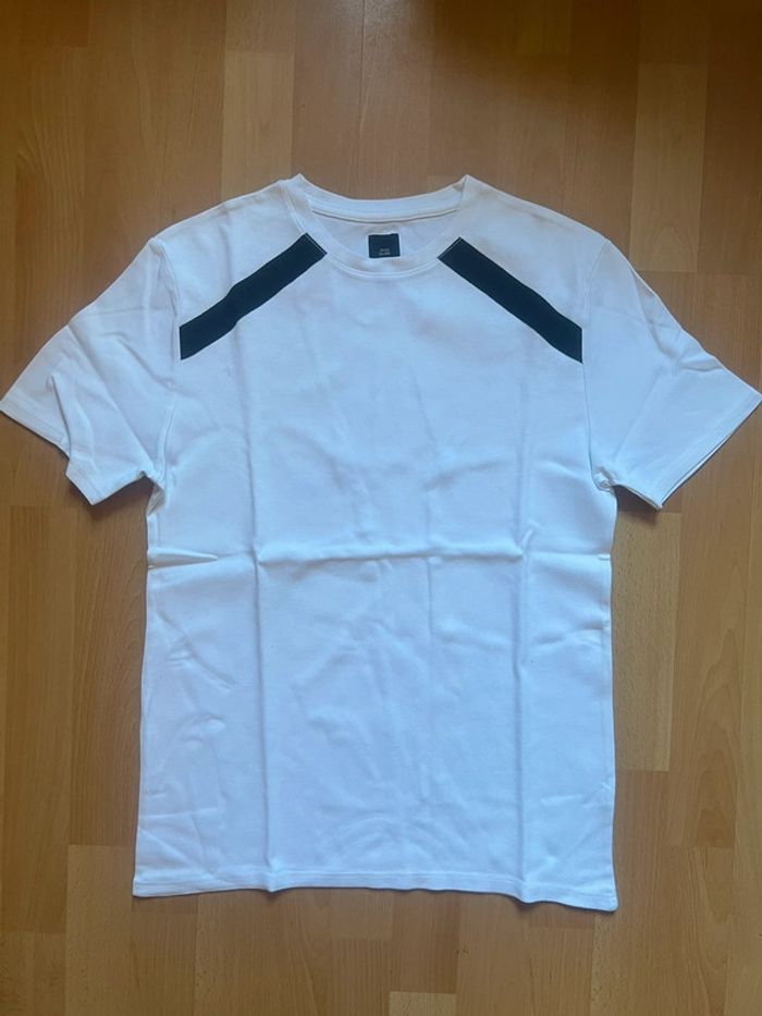 Tee shirt homme blanc River Island taille S - photo numéro 2
