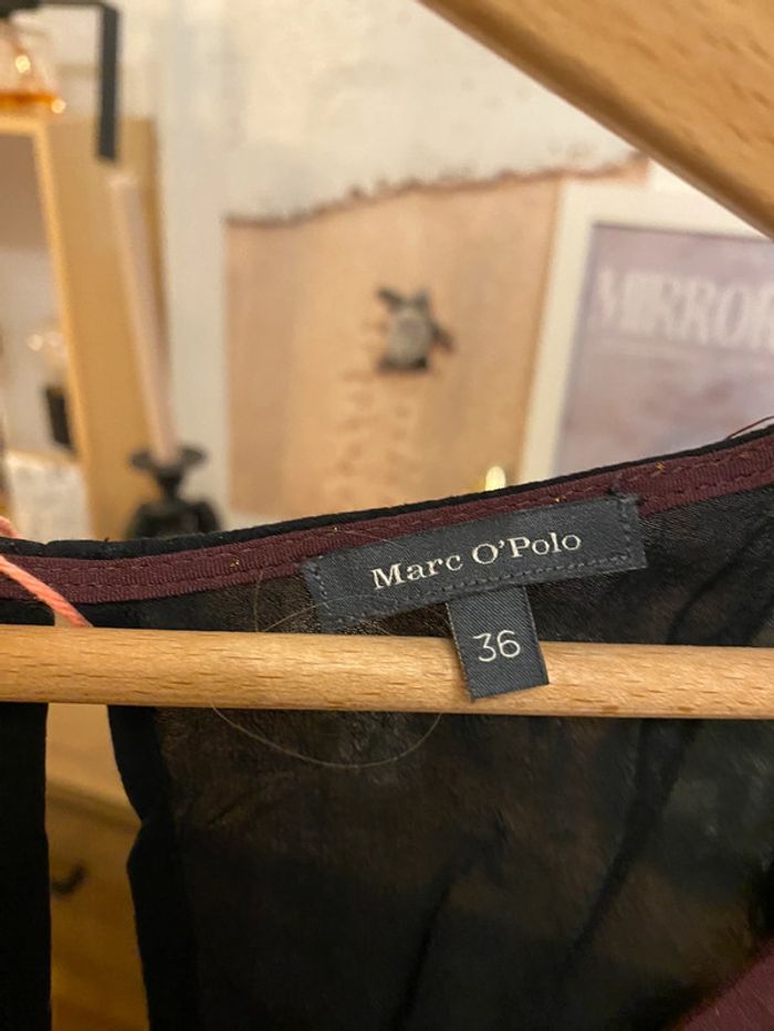 Blouse bordeaux Marco polo - photo numéro 4