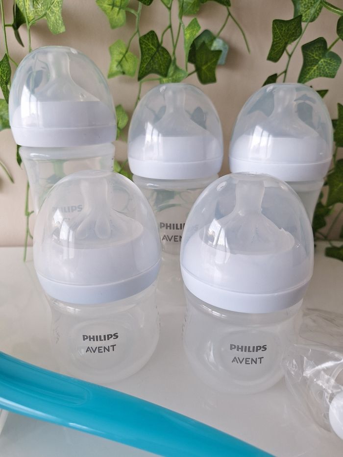 Lot de biberons Philips Avent + goupillon + tétine - photo numéro 2