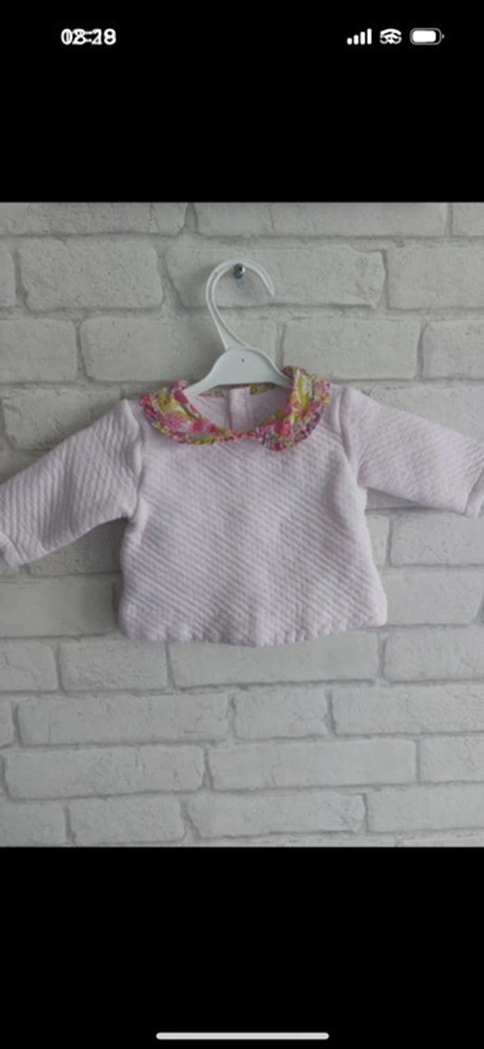 Pull Liberty Jacadi taille 3 mois