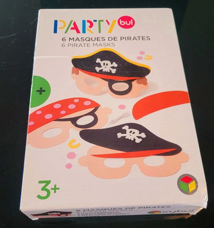 Masques pirates DIY