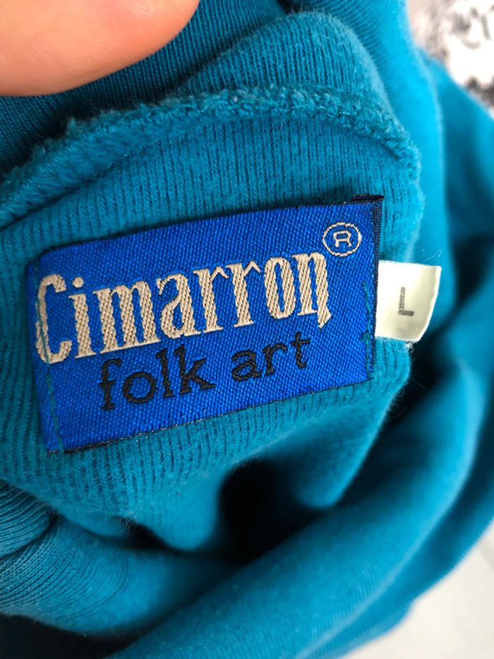 Haut à col roulé Cimarron couleur bleu canard 38/40 - photo numéro 7