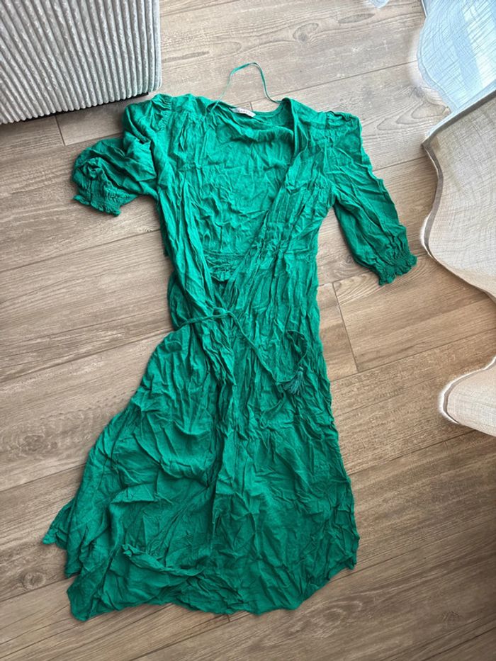 Robe longue verte