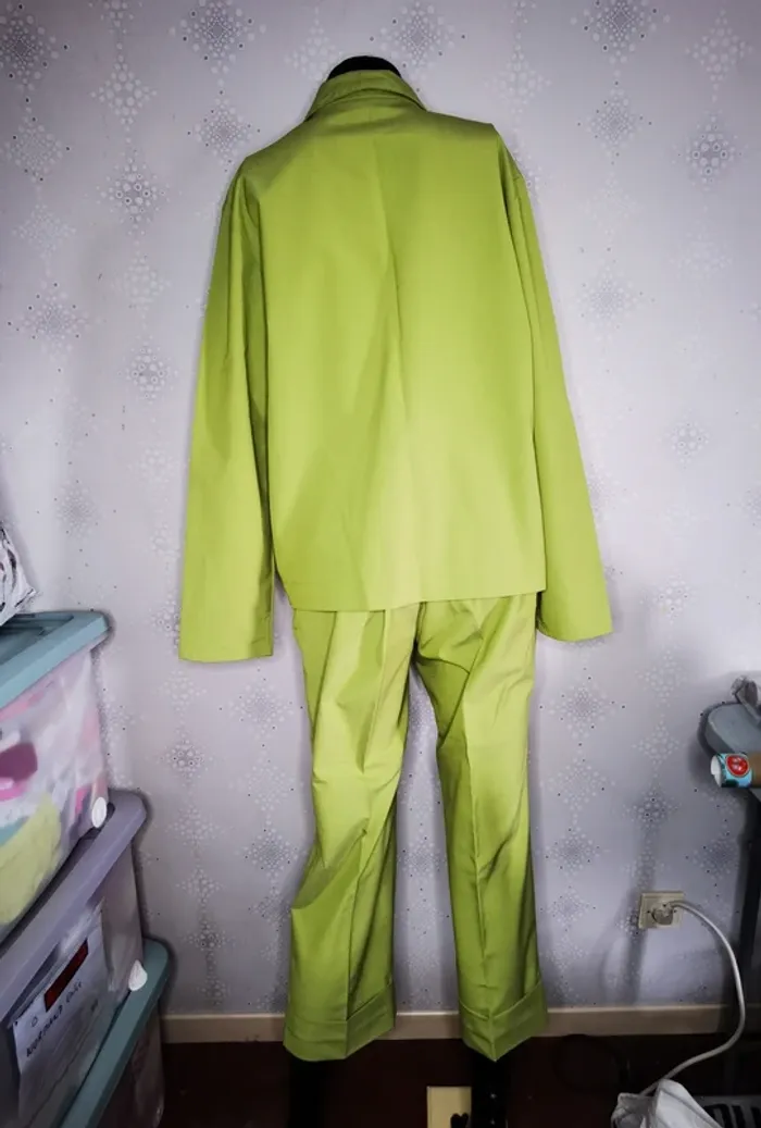 D4433 - ensemble pantalon + chemise femme - photo numéro 2