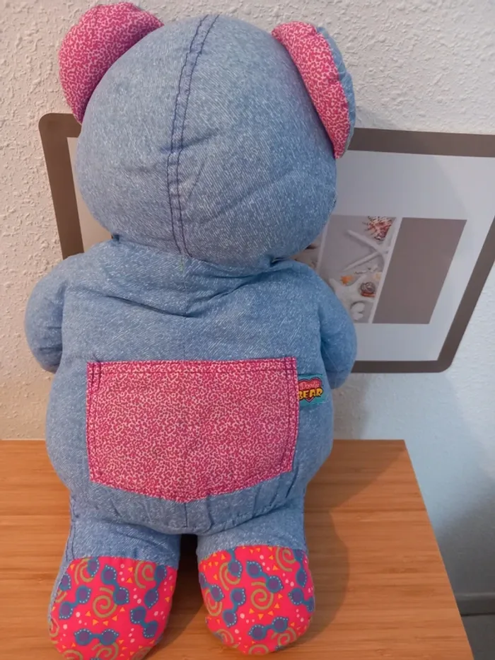 Peluche ours doodle bear vintage 53cm - photo numéro 5