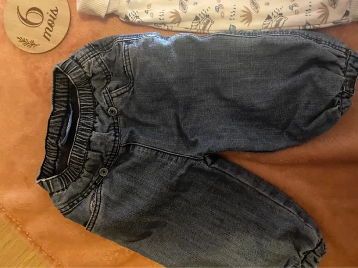 Lot 2 pantalons 6 mois - photo numéro 3