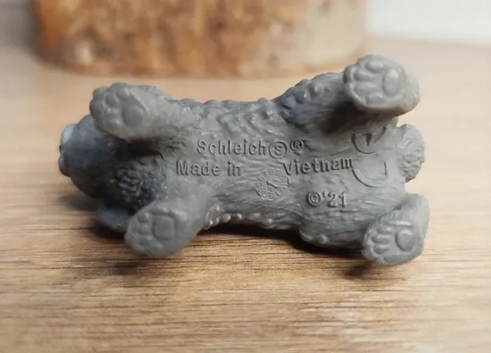 Schleich lapin bélier gris Figurine rongeur animal de la ferme - photo numéro 5