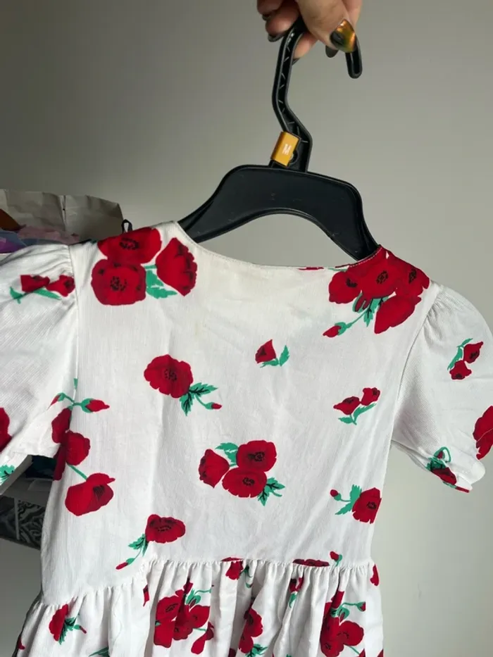 Robe cérémonie coquelicots fille - photo numéro 9
