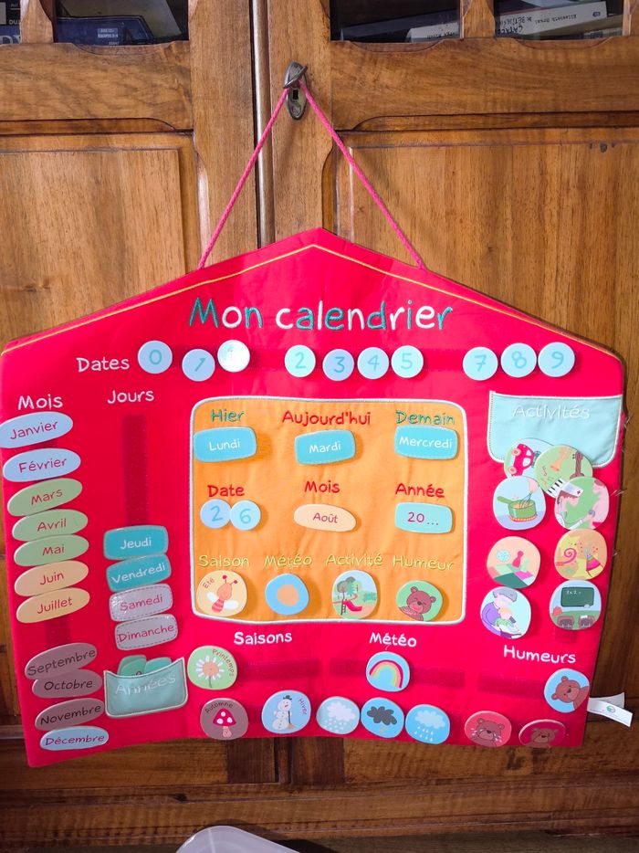 Calendrier d'apprentissage Oxybul Eveil et Jeux - photo numéro 6