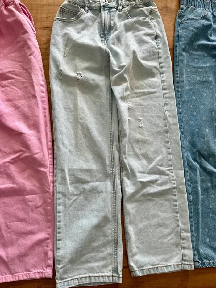 Lot 3 jeans fille 12 ans - photo numéro 3