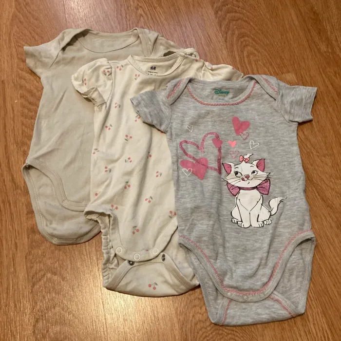 Lot de 3 body manches courtes