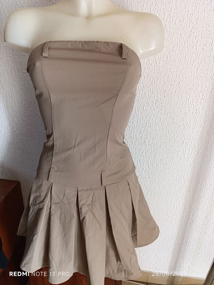 Robe bustier shein